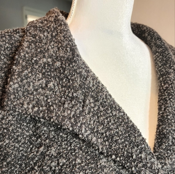 Sandro grey wool plus size coat. - Picture 15 of 16